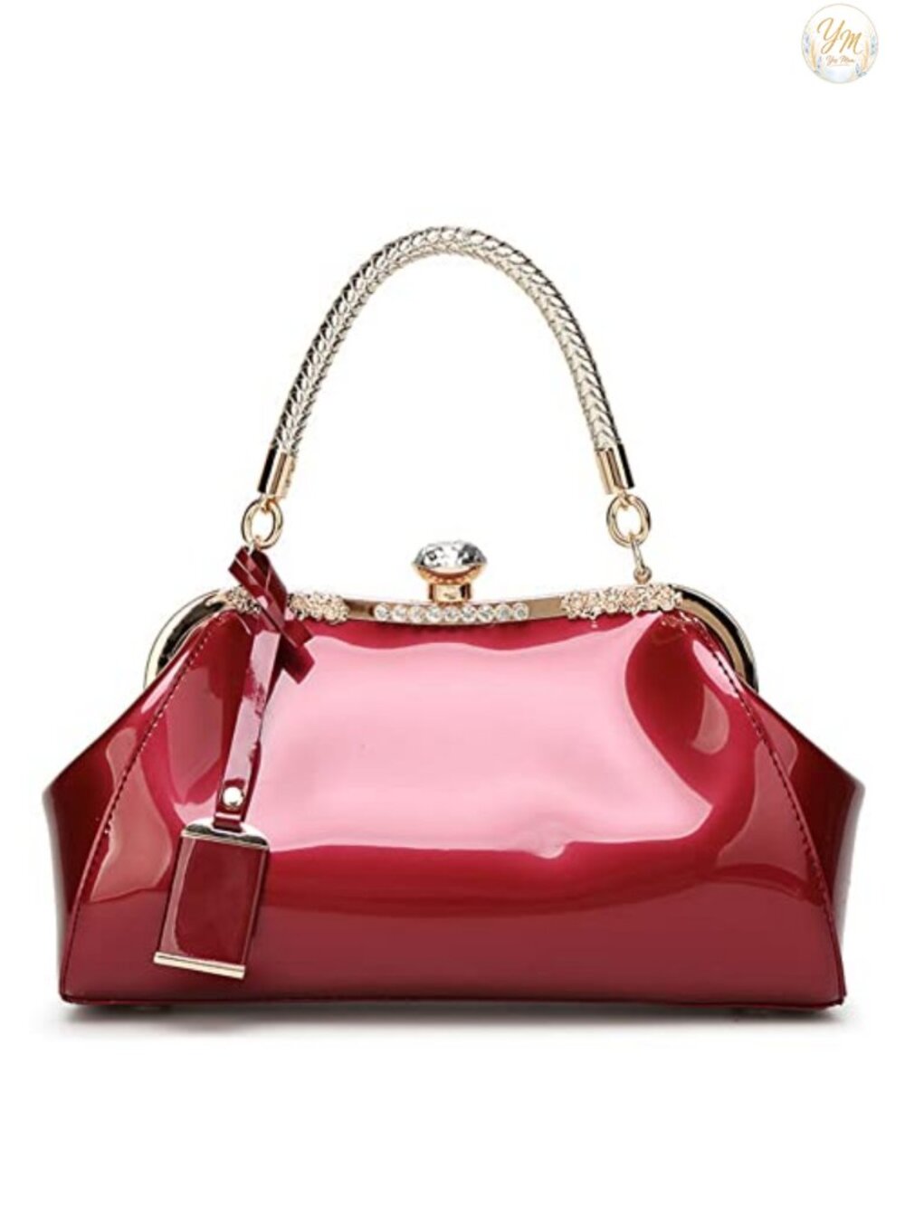 Faux Leather Top Handle Tote Bag for Women, Retro Satchel Purse with Shoulder